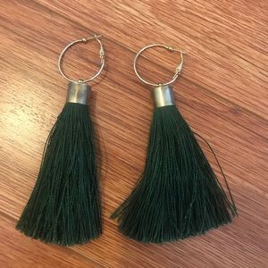 Melody Ehsani Green Fringe Earring